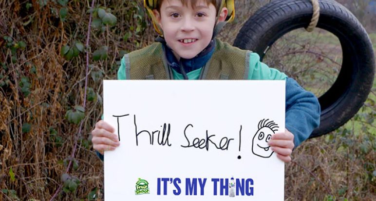 Young thrill seeker