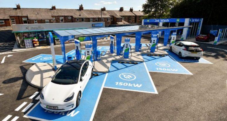 MFGs first EV-only forecourt