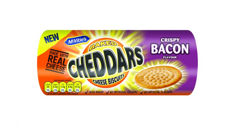 McVitie's Cheddars Crispy Bacon 150g