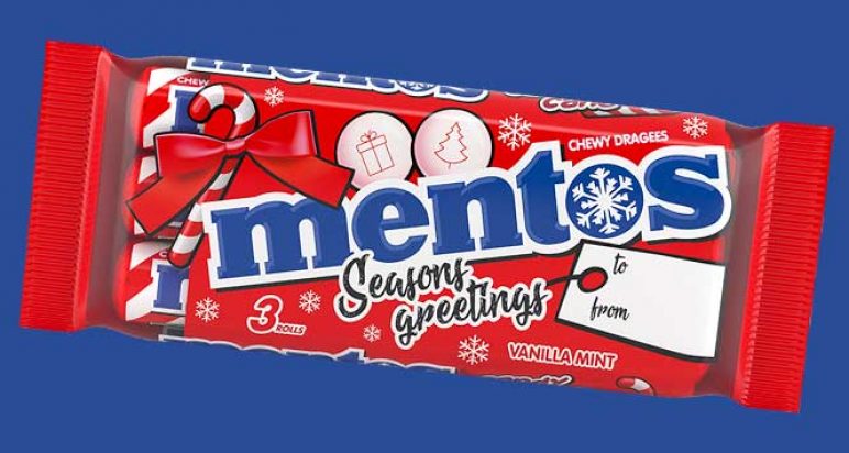 Mentos Candy Cane