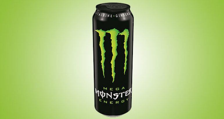 Can of Mega Monster energy drink