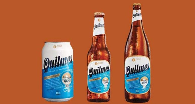 Quilmes bottles and can