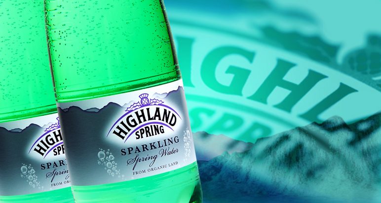 New Highland Spring packaging adds sparkle