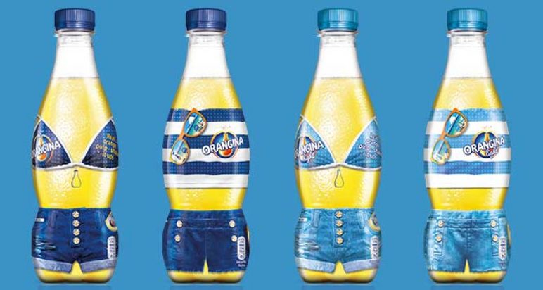 Orangina Bikini and Trunk packaging