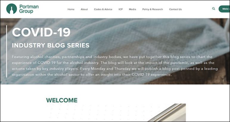 Portman Group's Covid-19 blog