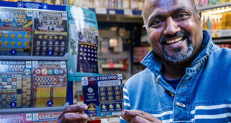 Resized Smiling National Lottery Retailer (source Allwyn)