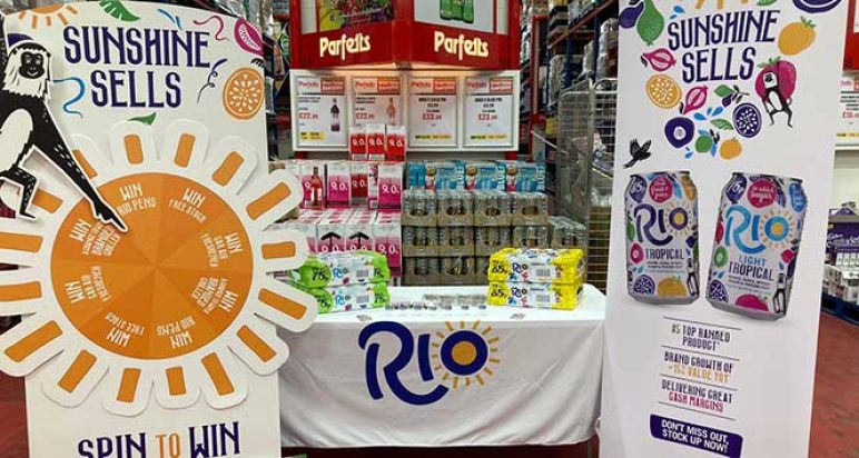 In-depot Rio display