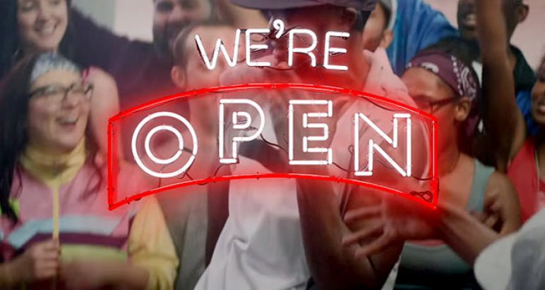 We're Open