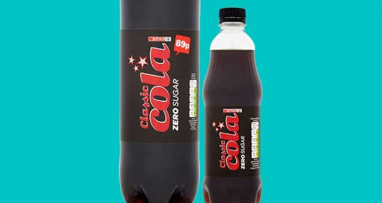 Spar Brand zero sugar cola