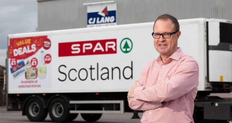 Spar Scotland's new livery