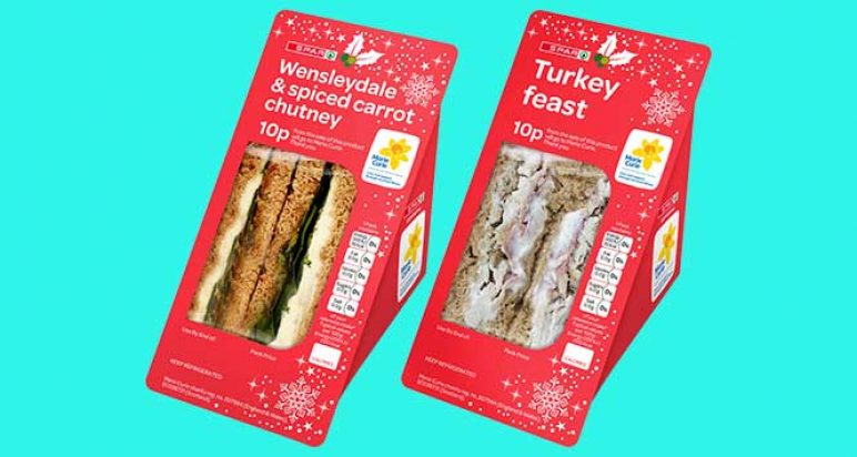 Spar's festive sandwich range