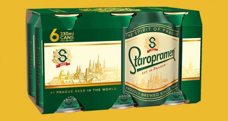 Staropramen 6 x 330ml can pack