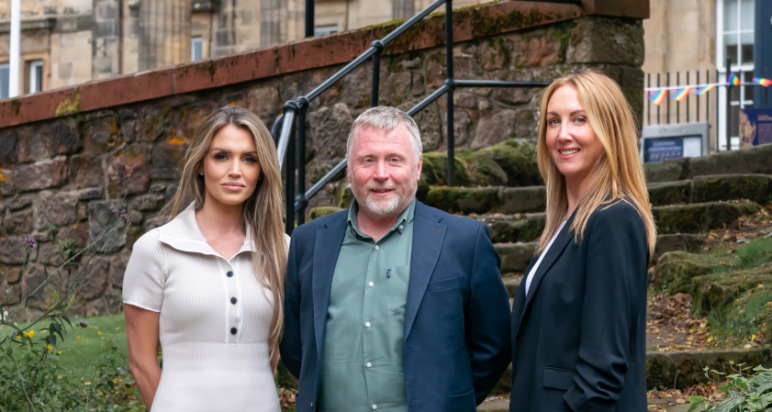 Crimefighters - (l to r) Go Forth's Danielle McRorie-Smith, Thistles Director Gary Turnbull and Stephanie Karté, National Operations Manager at Retailers Against Crime, are working together to tackle antisocial behaviour