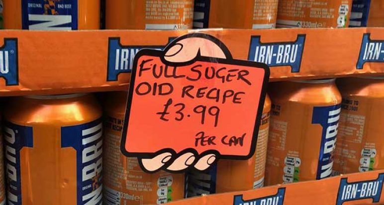 Full sugar Irn-Bru