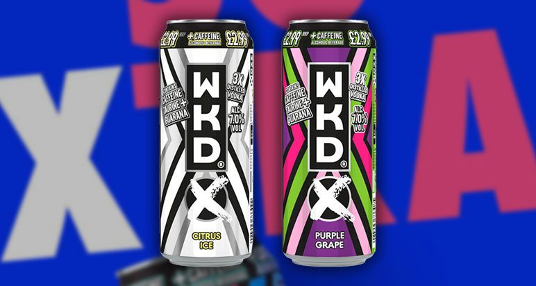 WKD X Purple Grape and Citrus Ice cans