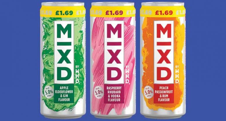 WKD MIXD range