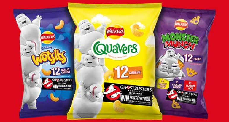 Walkers Ghostbusters promotional packs