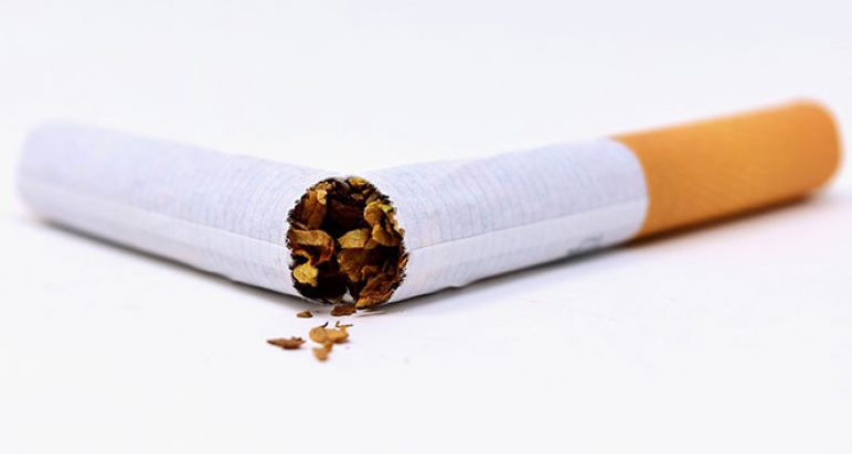 broken cigarette