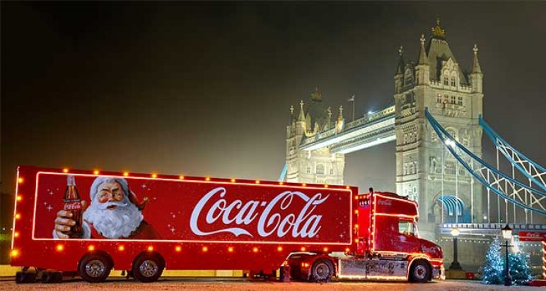 Coca-Cola truck