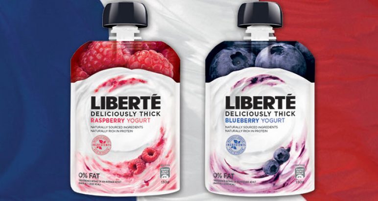 Liberté yogurt pouches