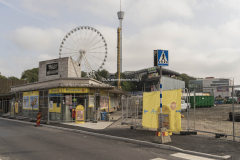 En vy mot Pressbyrån och Liseberg i bakgrunden.