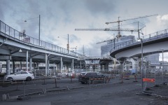 Götaälvbron och Hisingsbron korsars här.