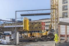 Gamla delen av Handelshögskolan har rivits.