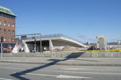 Den norrgående tunneln, här på bilden är bland annat uppfart mot Falutorget.