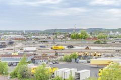 Vy från Skansen Lejonet mot Gullbergsvass .