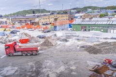 Nedanför Hisingsbron, på Ringön  ser det ut så här!