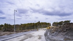 I Öjersjö pågår väg och vatten arbetena för ett nytt bostadsområde Gökegård. Det kommer att finnas både flerbostadshus och fristående.