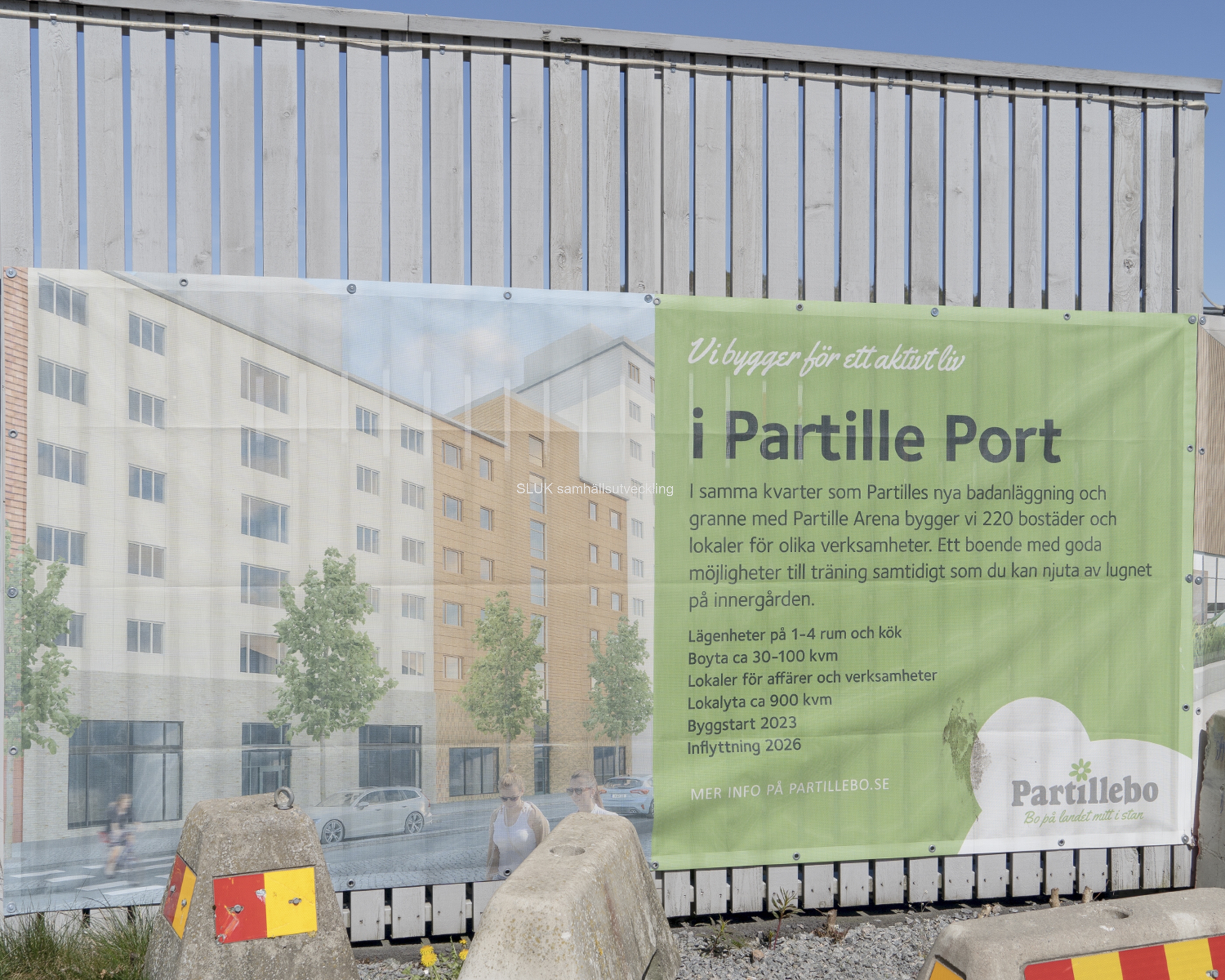 Här byggs det ännu fler bostäder i Partille Port.