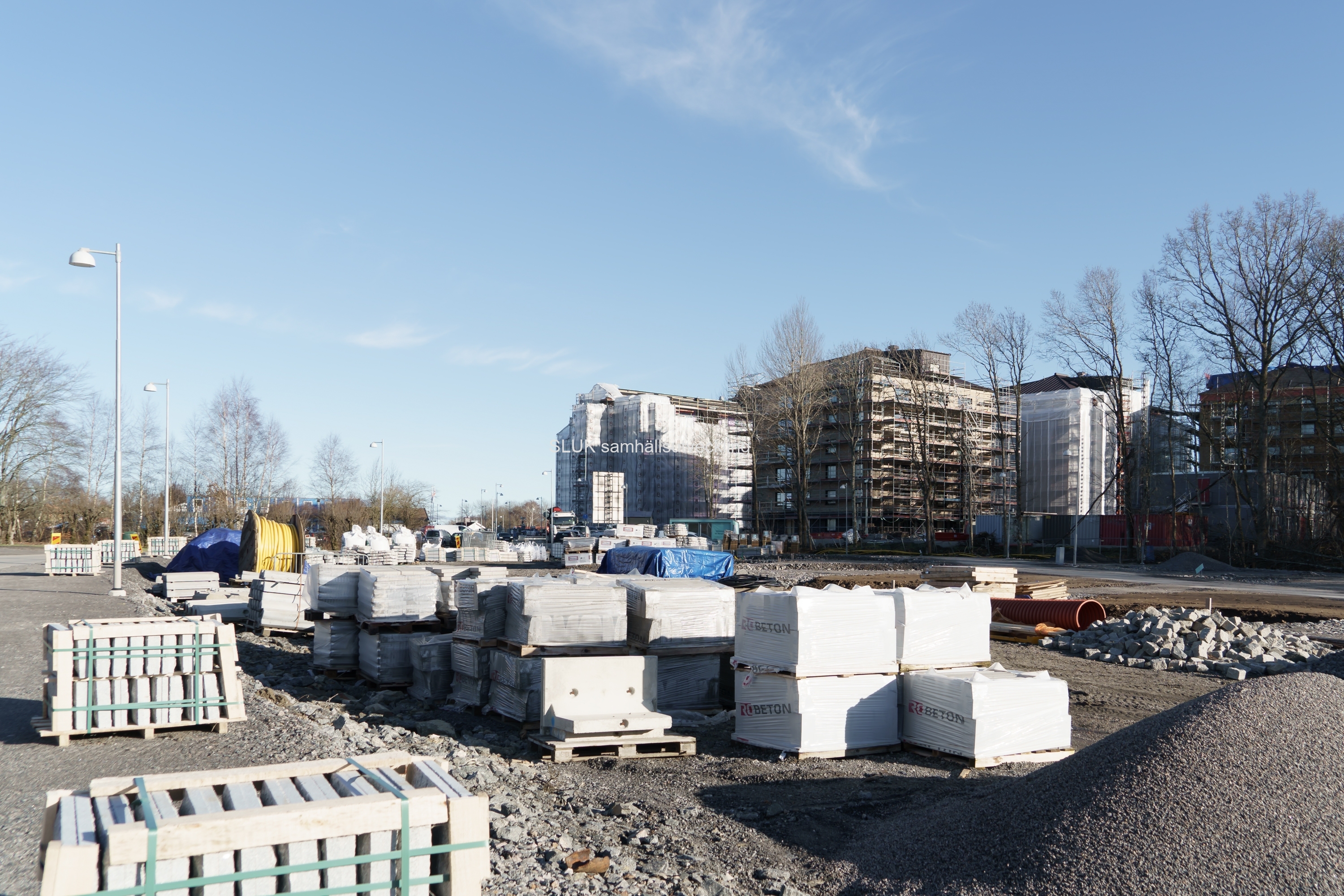 I Öjersjö, Gökegården fortsätter bostadsbyggandet.