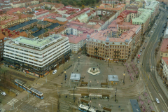 Vy mot Järntorget från Hotell Draken