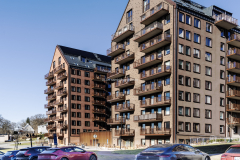 Mölnlycke fabriken är färdigbyggd. Disponentvillan revs och fick ge vika för ytterligare 50 bostäder.