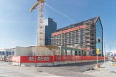 Mellan första Långgatan  Masthugget och Oscarsleden byggs nya bostäder.