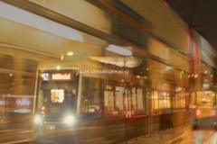 Spårvagnstrafiken är frekvent