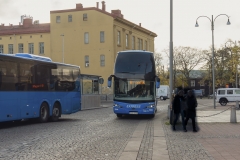 Åkareplatsen, utfart mot Centralstationen, november 2018