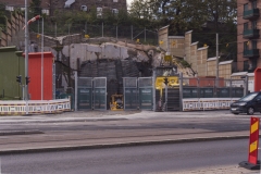 Tunnel  har sprängts  på Södra vägen mot Mölndal och arbeten pågår där