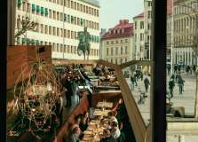 Lunchdags, hotell Avalon, Göteborg strax för utbrottet av Covid-19