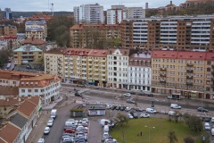 Här ser vi Skanstorget och Övre Husargatan.