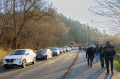 Trängsel att komma till Jonsered och gå därifrån