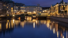 Kanalen mellan Södra och Norra Hamngatan i Göteborg