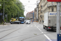 Kaos! Spåromläggning sker på Aschebergsgatan