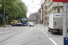 Kaos! Spåromläggning sker på Aschebergsgatan