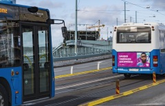 Broöppning på Götaälvbron i mars