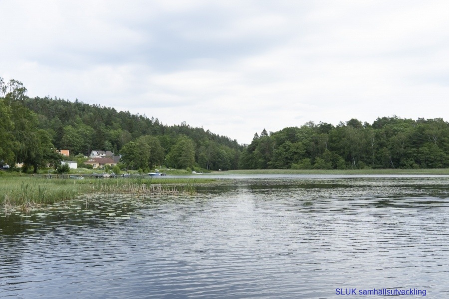 Vy över sjön Alehagen