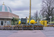 Nu rivs restaurangerna The Greenroom och Stjärnornas krog . De kommer att  återuppbyggas  och anpassas  till schaktet som passerar bakom. De nya restaurangerna är planerade att öppna i juni 2020 vilket betyder att Liseberg kommer stå utan de två restaurangerna under en period i april och maj.