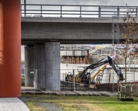 Arbeten pågår för Västlänken under Röde Orm