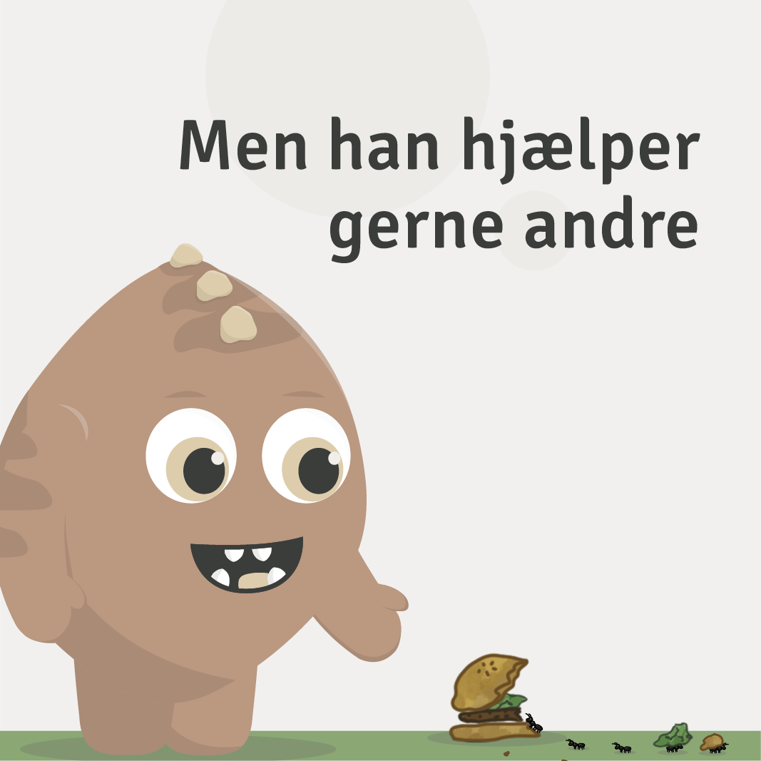 Klimamonster Egon hjælper myrene Klimamonster Egon hjælper myrene